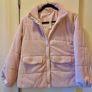 Madewell Wyman Quilted Corduroy Puffer Jacket